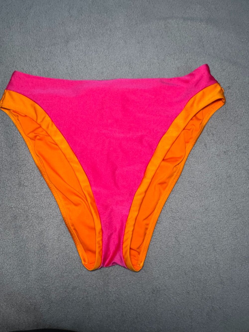 NWT Sanctuary Neon Hibiscus High Leg Bikini Bottom L Large